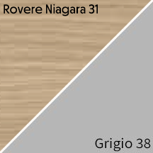 Rovere Niagara 31 / Grigio 38